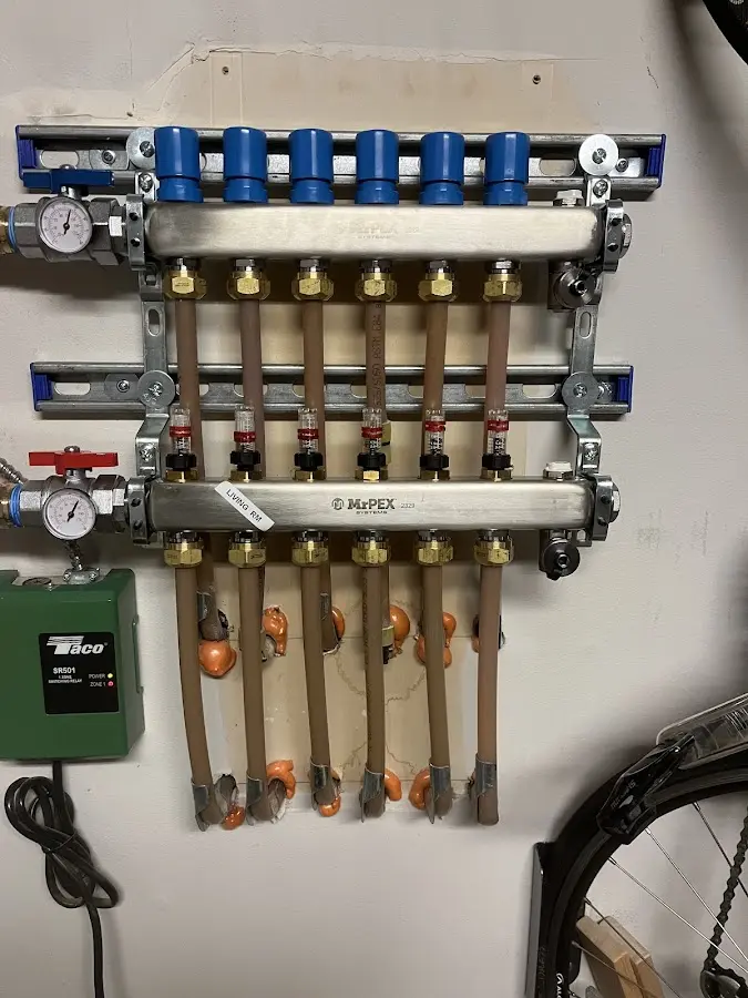 Plumber performing Leak Detection at a residential property in Bourbonnais